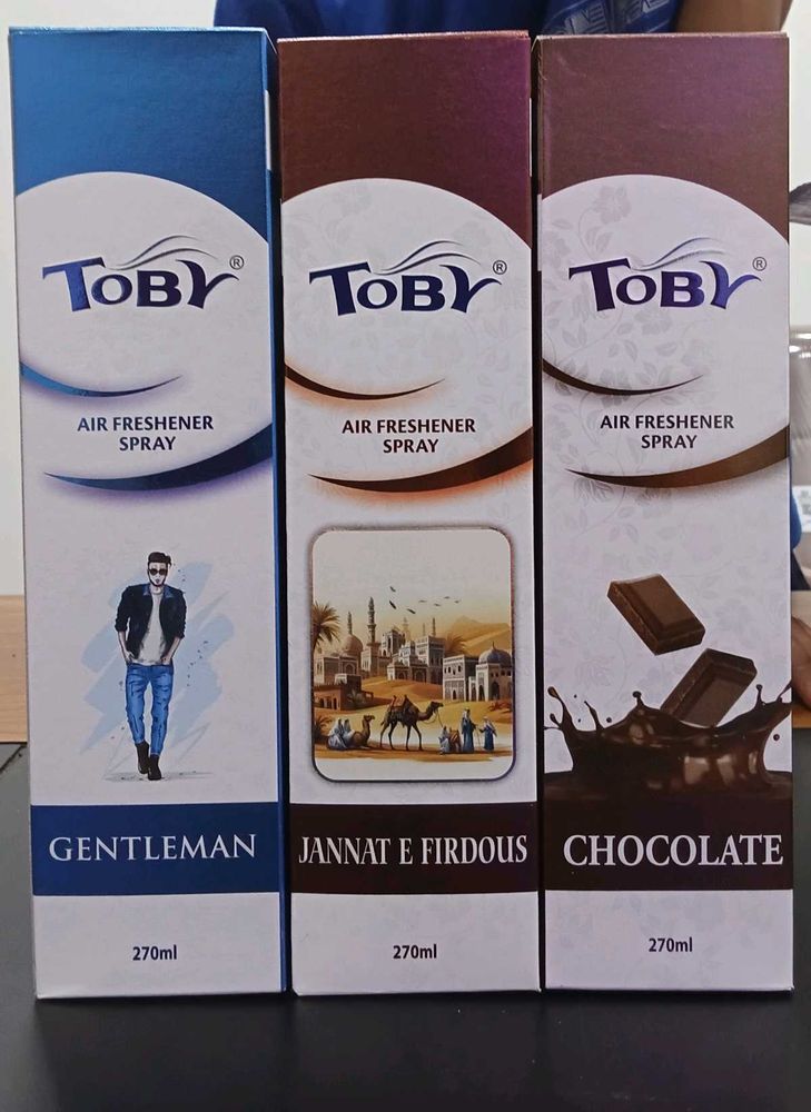 Toby Air Freshener Spray - Set of 3