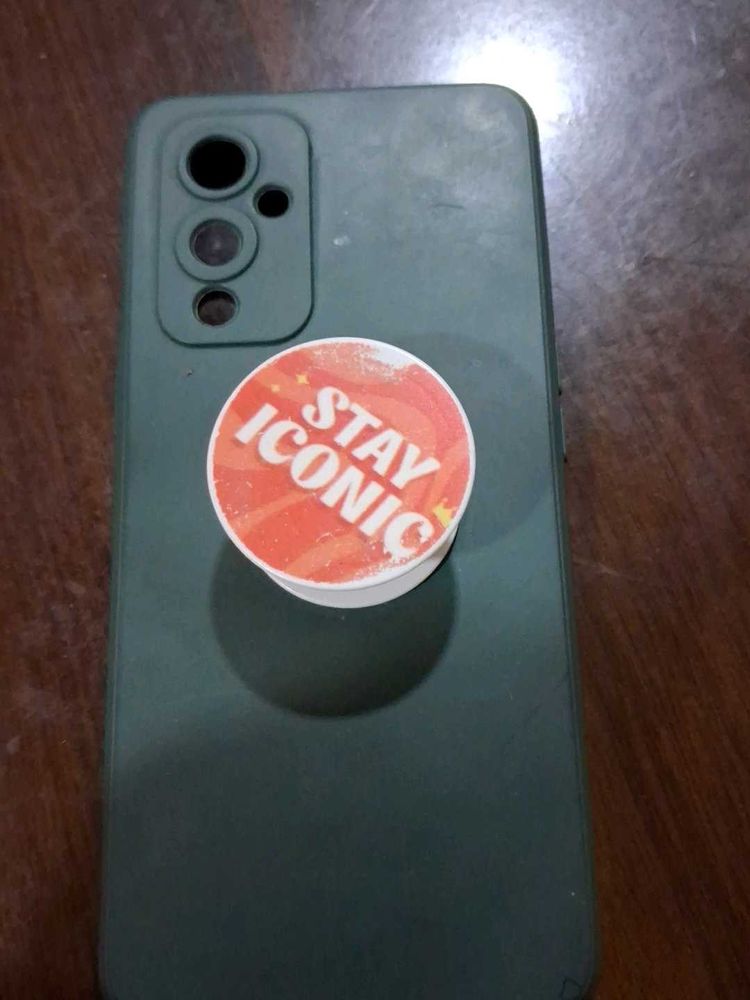 One Plus 9 5G Cover With Pop Socket