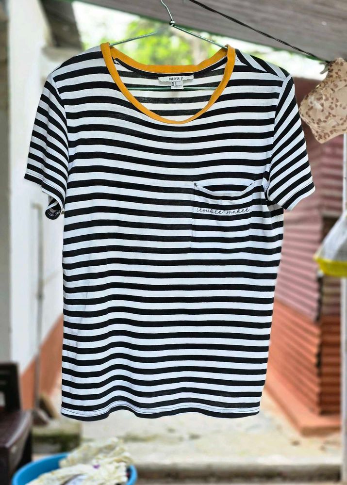Striped T-Shirt with Pocket