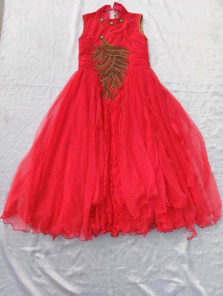 Beautiful Red Ethnic Gown