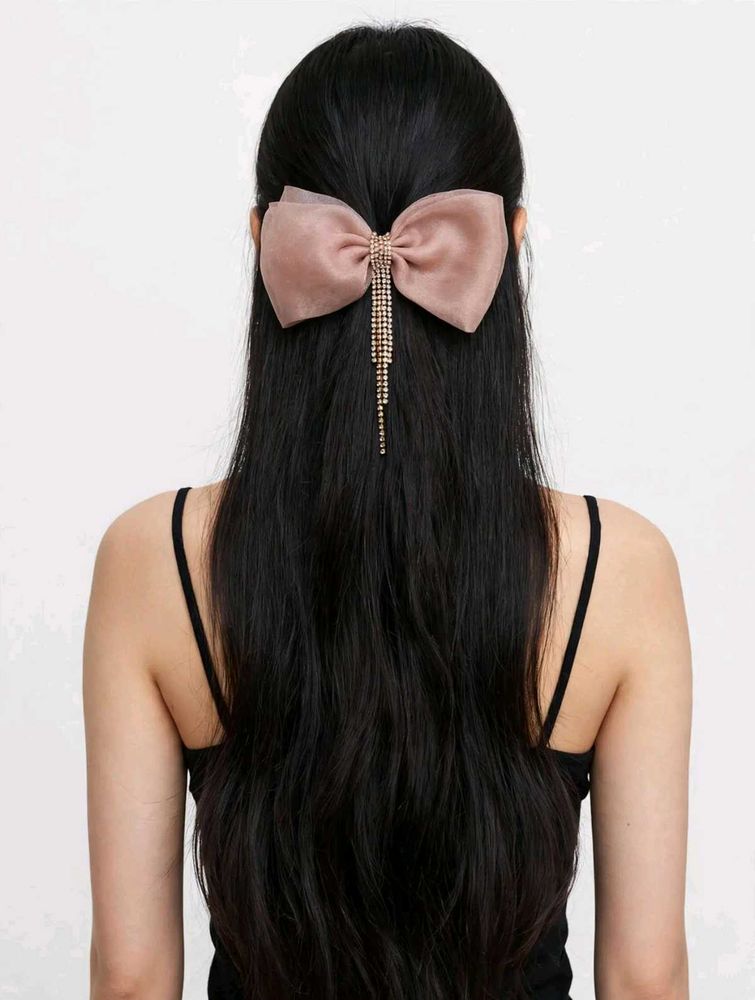 Sparkling Bow Hair Clip