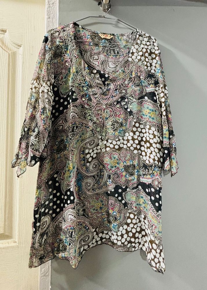 y2k beaded embellished top