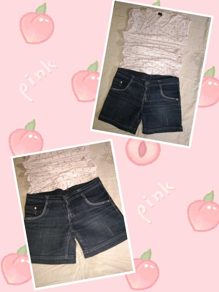 Combo Of Top And Short