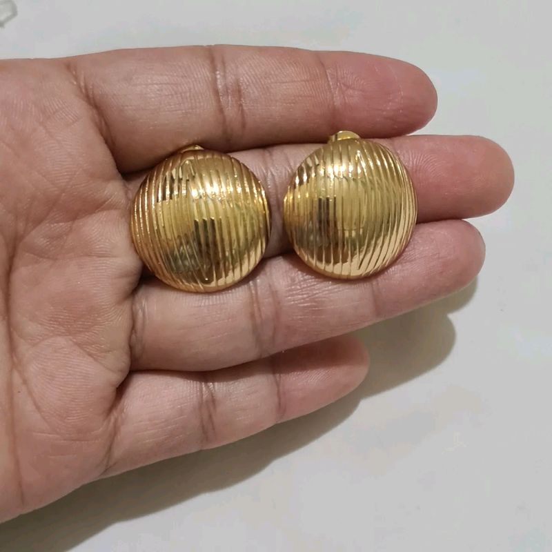 18karat Gold Plated Antitarnish Stud