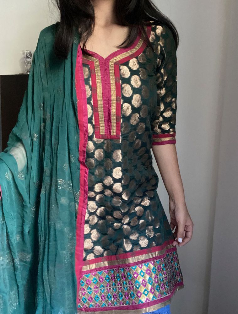 Beautiful Brocade Kurta Set