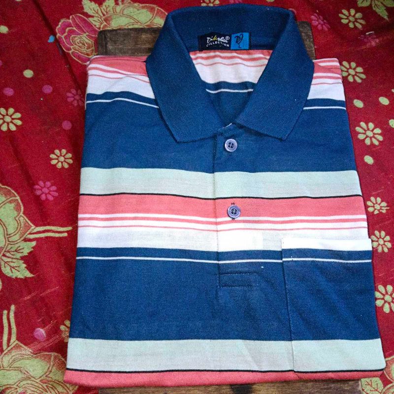 Striped Polo Shirt
