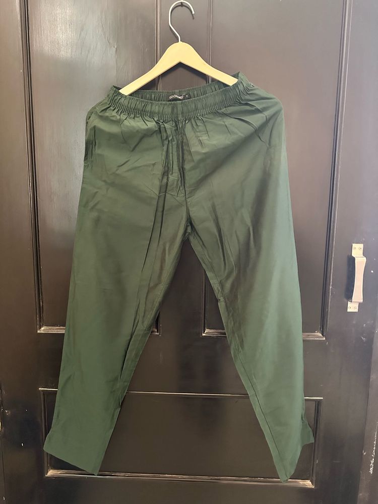Women's Green Palazzo Pants