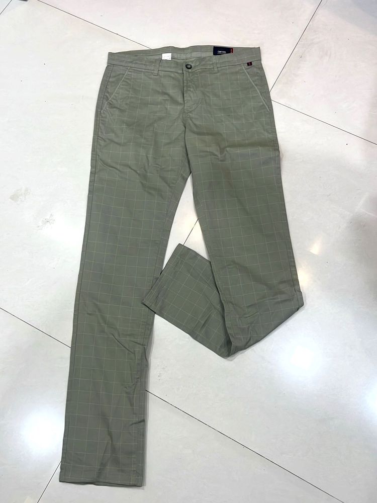 Men's Checked Casual Pants