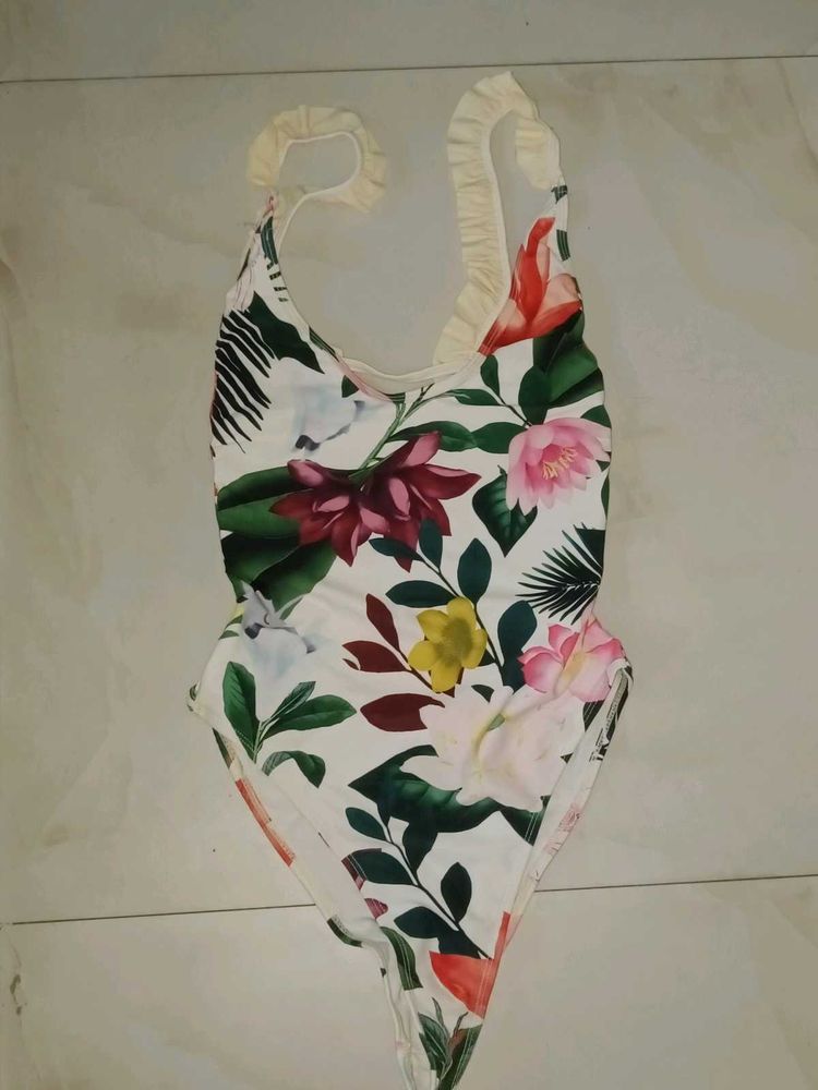 Tropical Floral One-Piece Swimsuit
