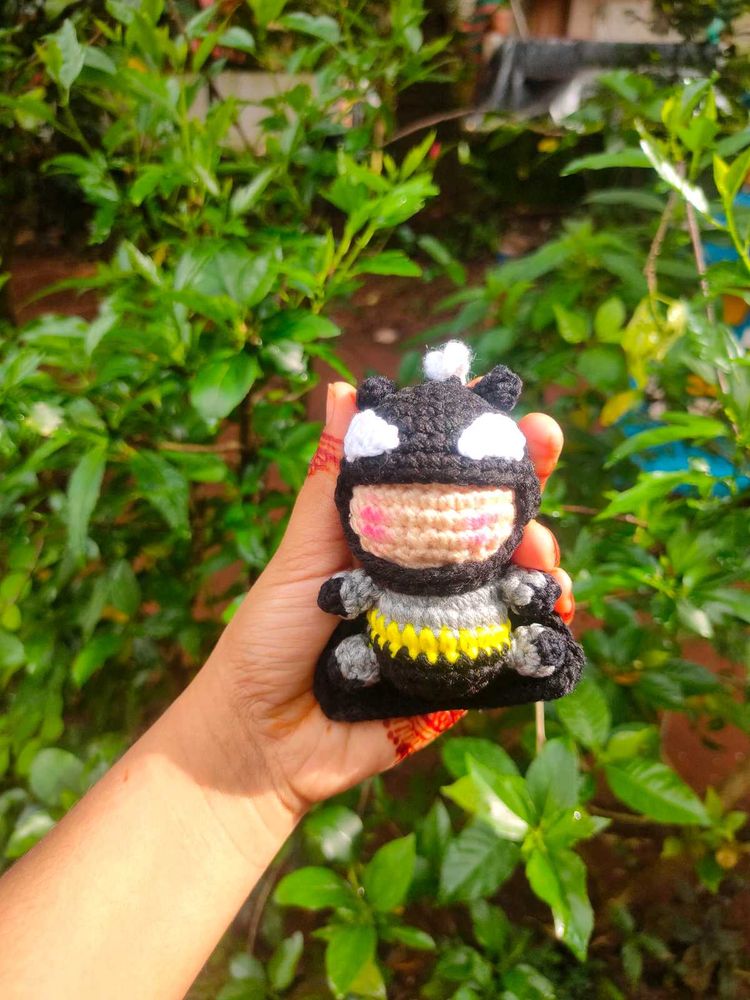 Crochet Batman Car Hanging Doll
