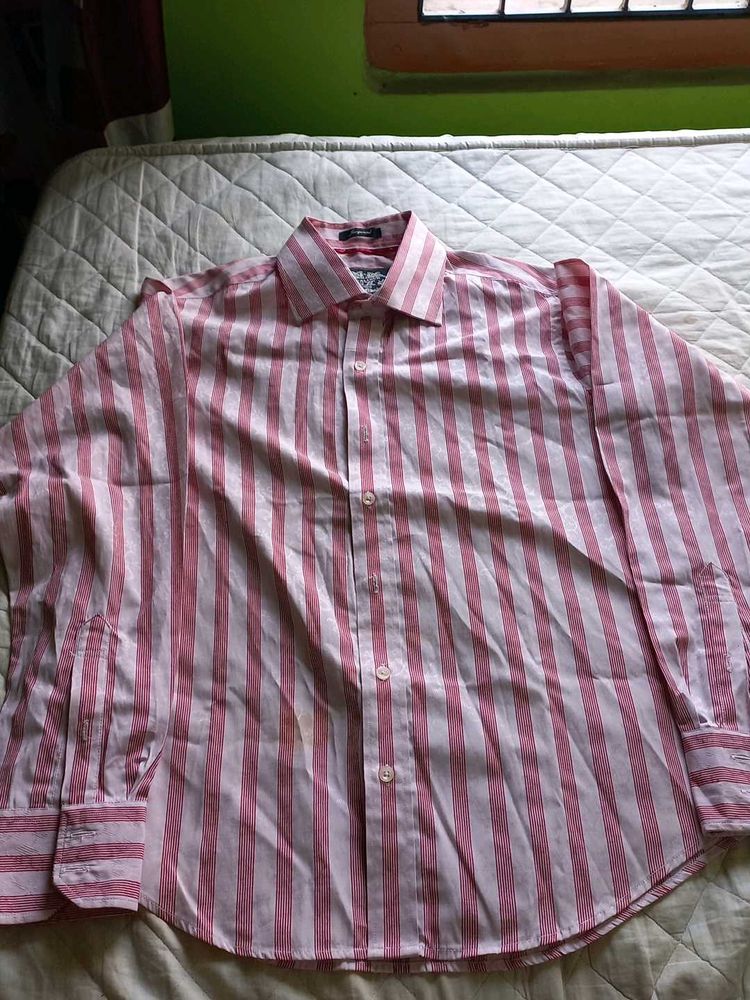Pure Cotton Party Wear Full Sleeve Shirt