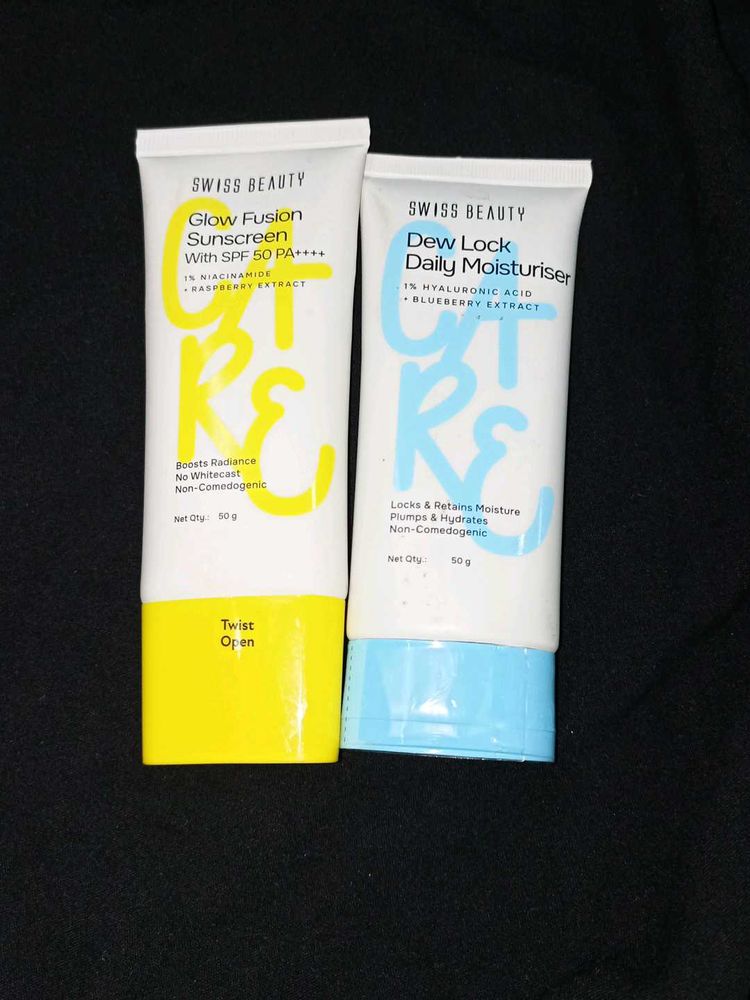 Swiss Beauty Glow Fusion Sunscreen &amp; Dew Lock Mois
