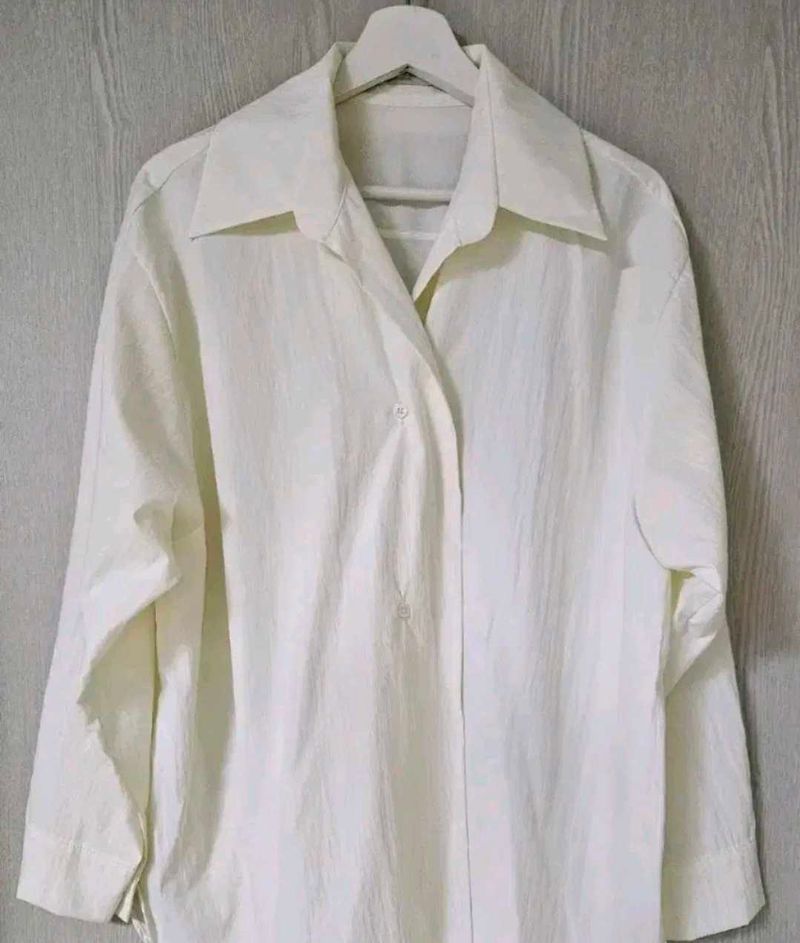 Classic White Collared Shirt