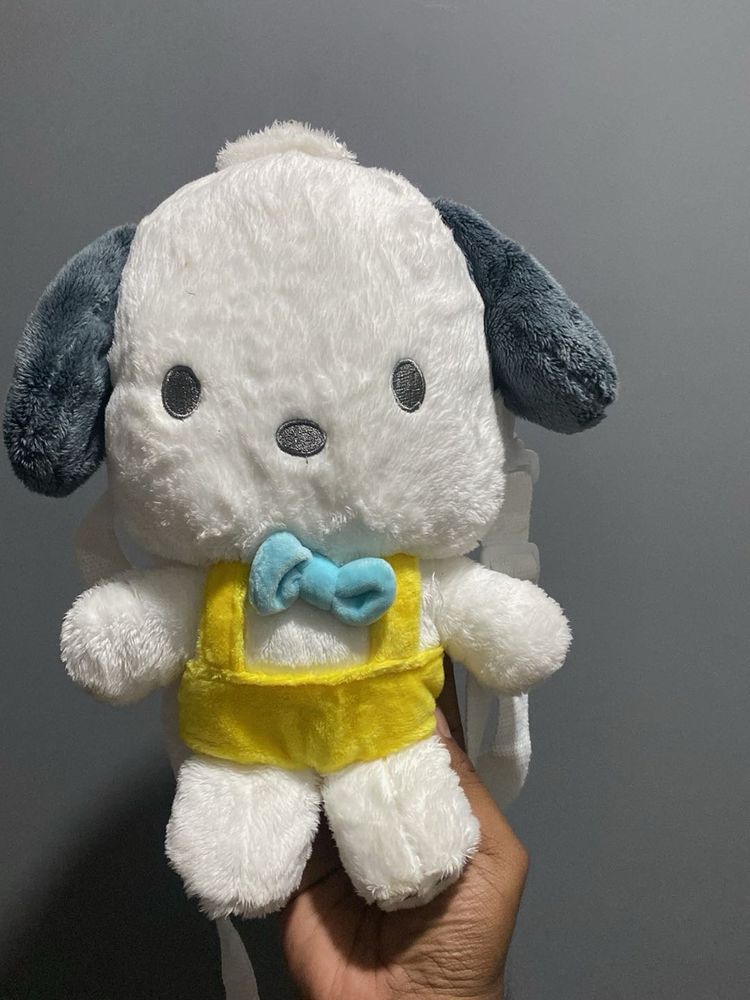 Cute Pochacco Plush Backpack