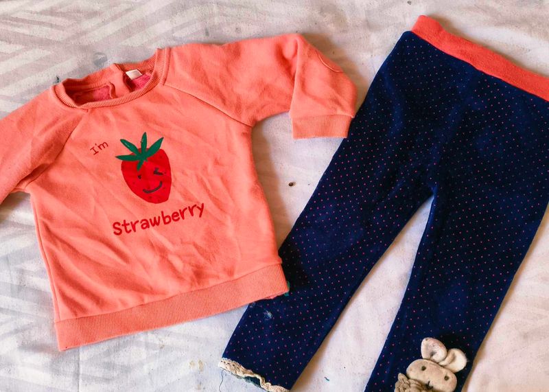 Very Cute And Amazing Woolen Top With Leggings