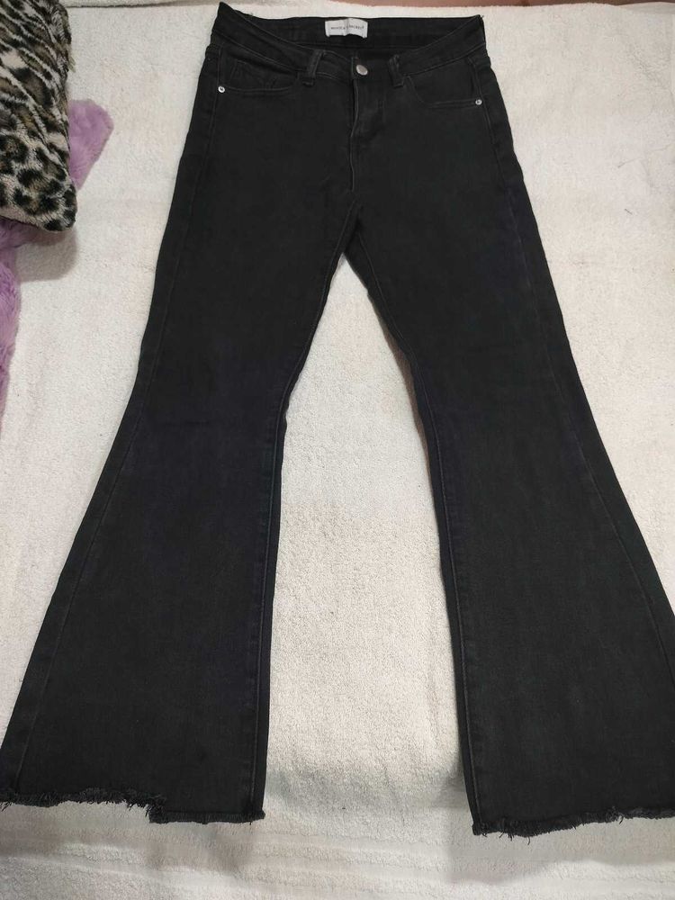 Black Flare Jeans