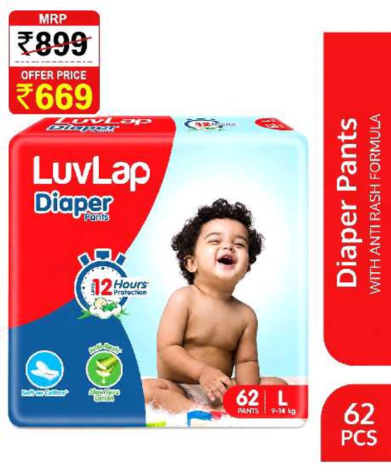 LuvLap Diaper Pants - 62 Count