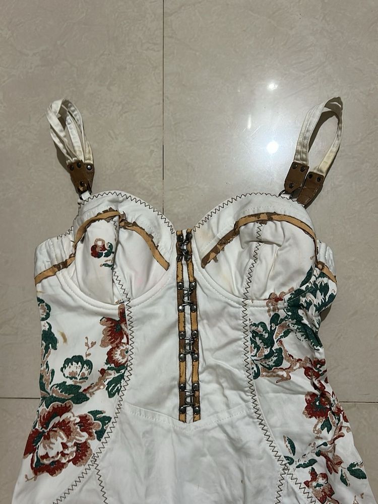 Floral Corset Mini Dress🥰