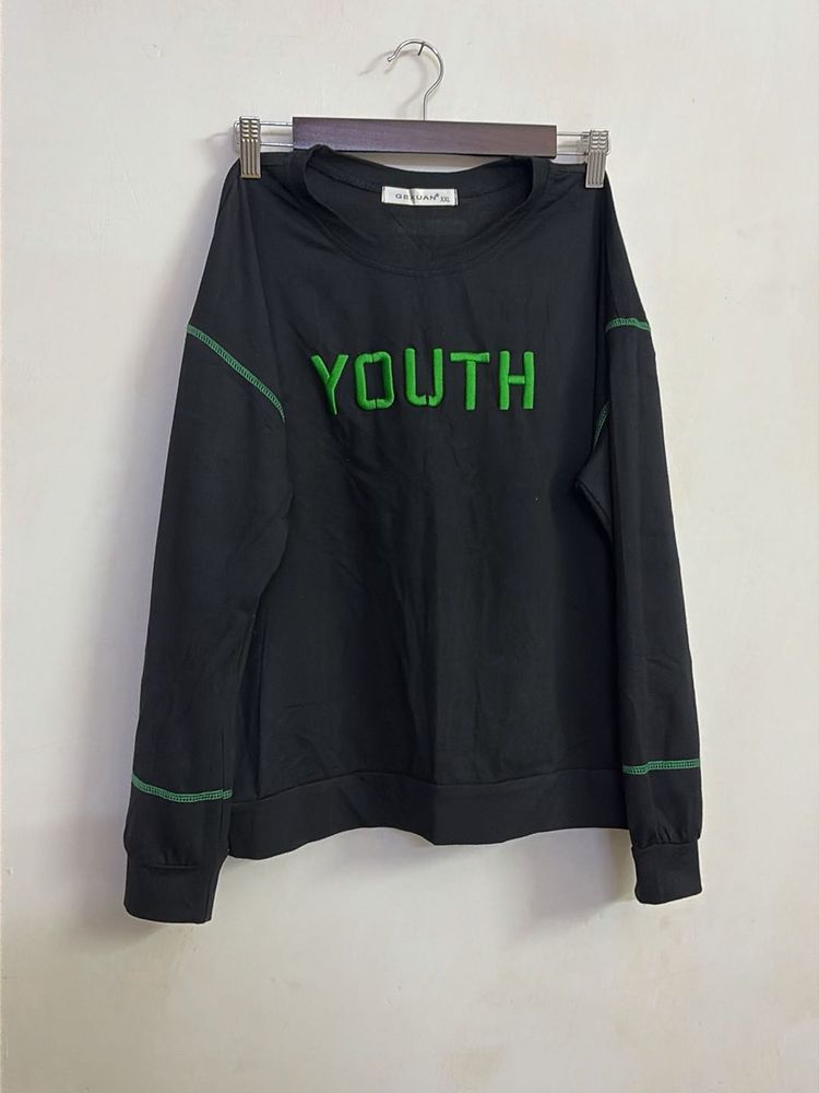 YOUTH SWEATSHIRT PURE BLACK