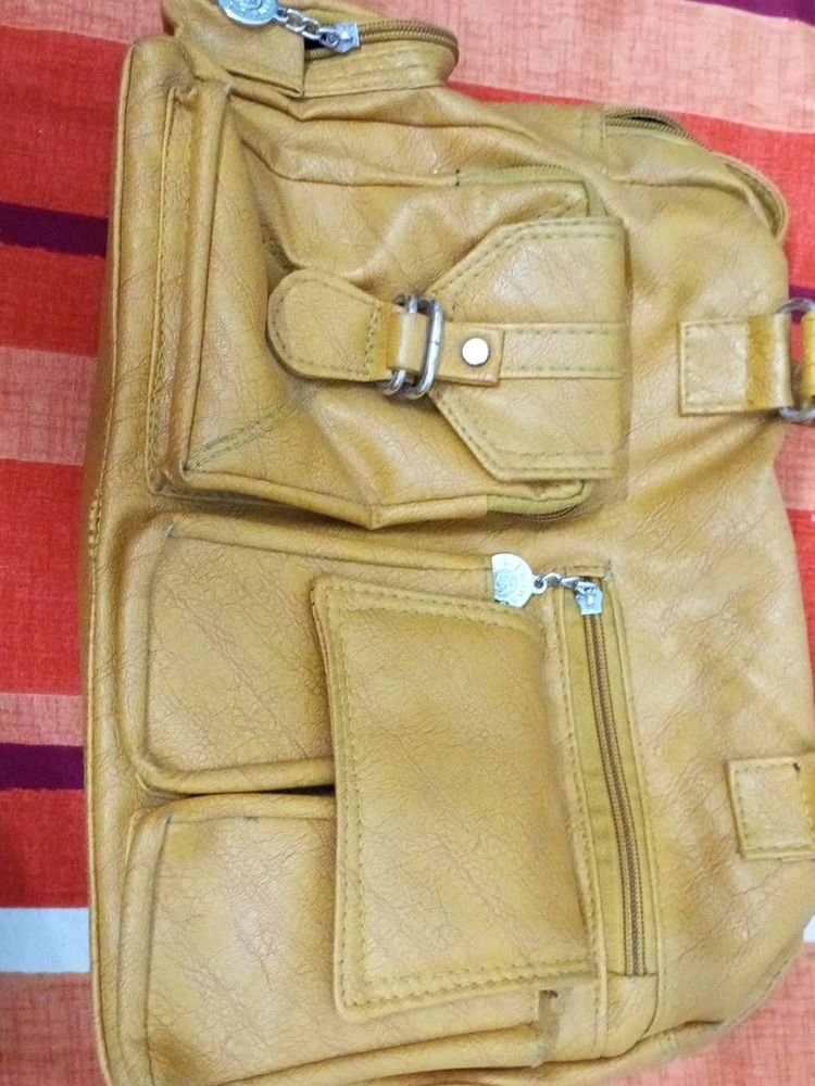 ...Masturd Color Hand Bag Or Side Ba