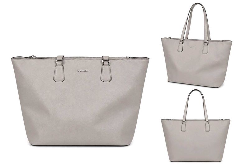 NINE WEST Chic Beige Tote Bag Medium