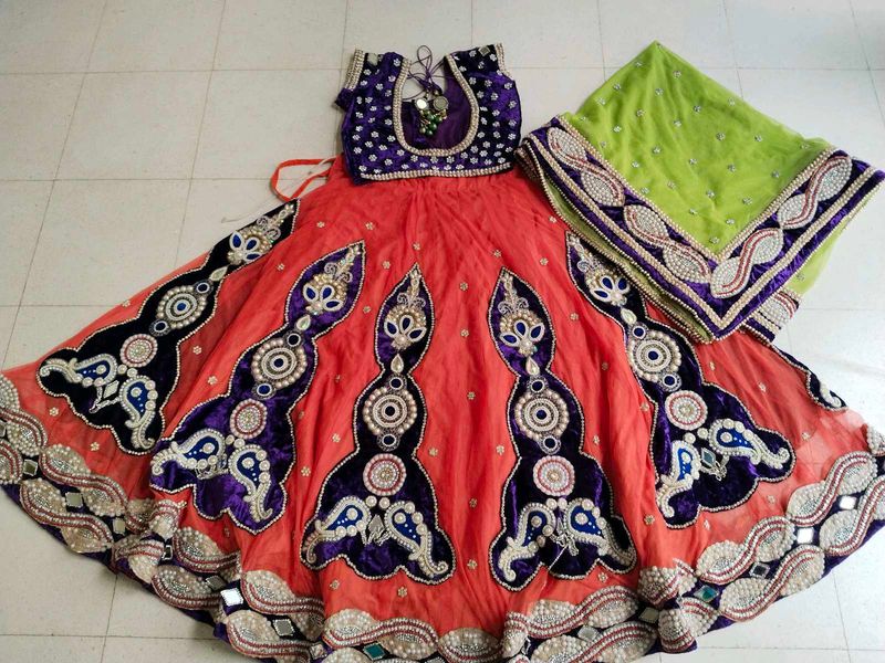Gorgeous Lehenga Choli Heavy Dupatta