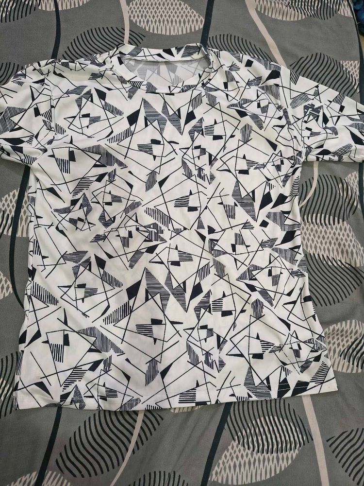 Abstract Print T-Shirt