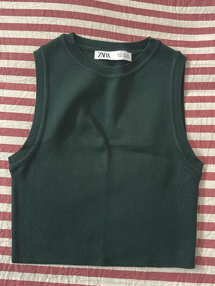 Zara Sleeveless Knit Top