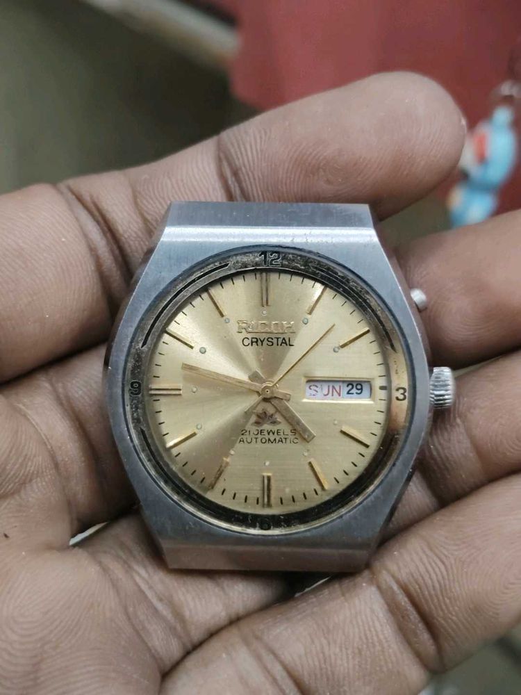 Vintage Ricoh Crystal Automatic Watch