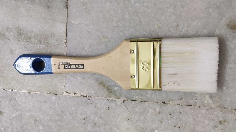 2 POWERFIX Paint Brushes - 60mm &amp; 50mm
