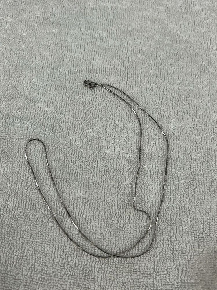 Elegant Silver Snake Chain Necklace