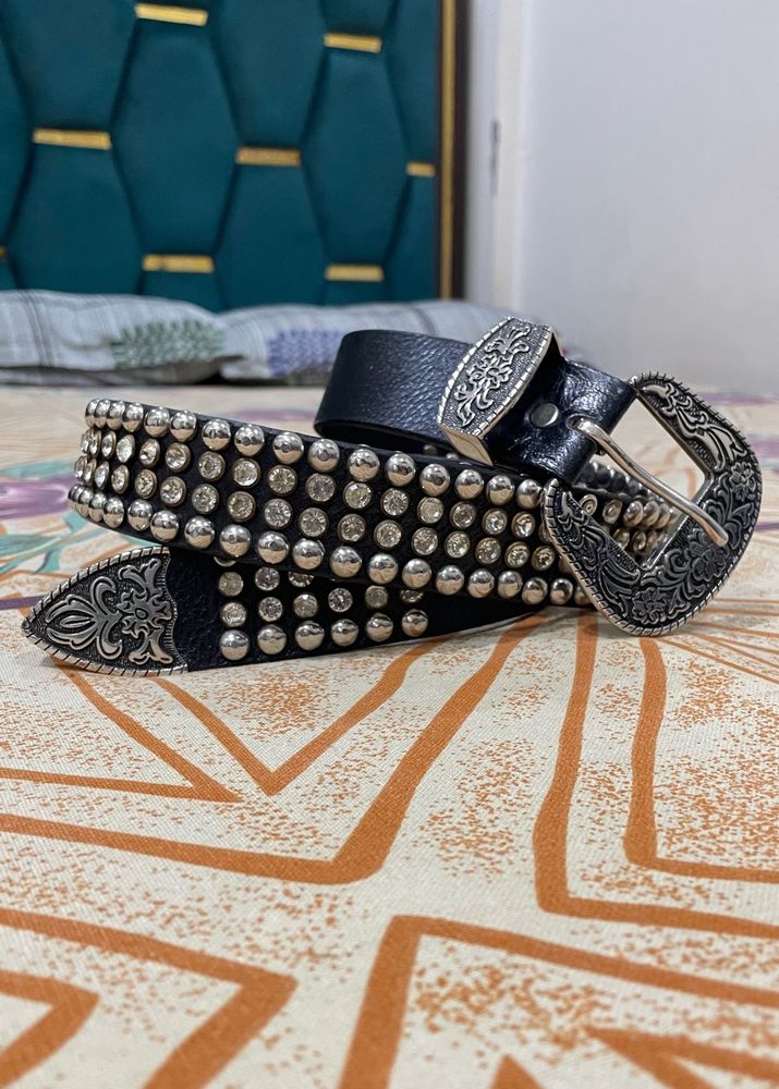 Studded Western Style Belt