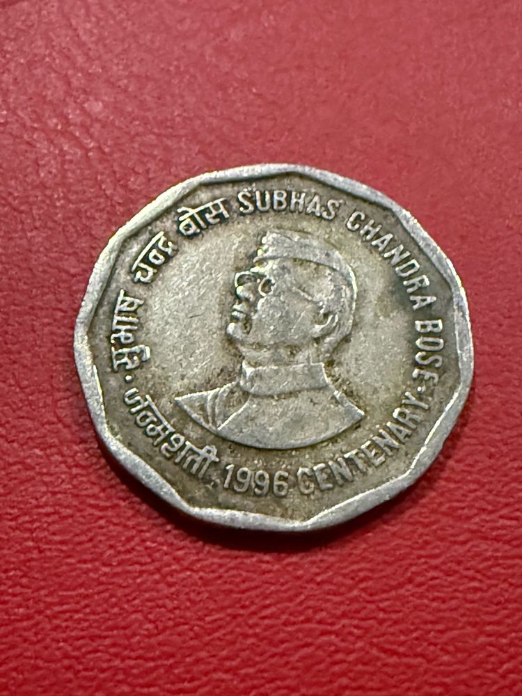 2 rs cu- nikel 1996 netaji coin extremely rare
