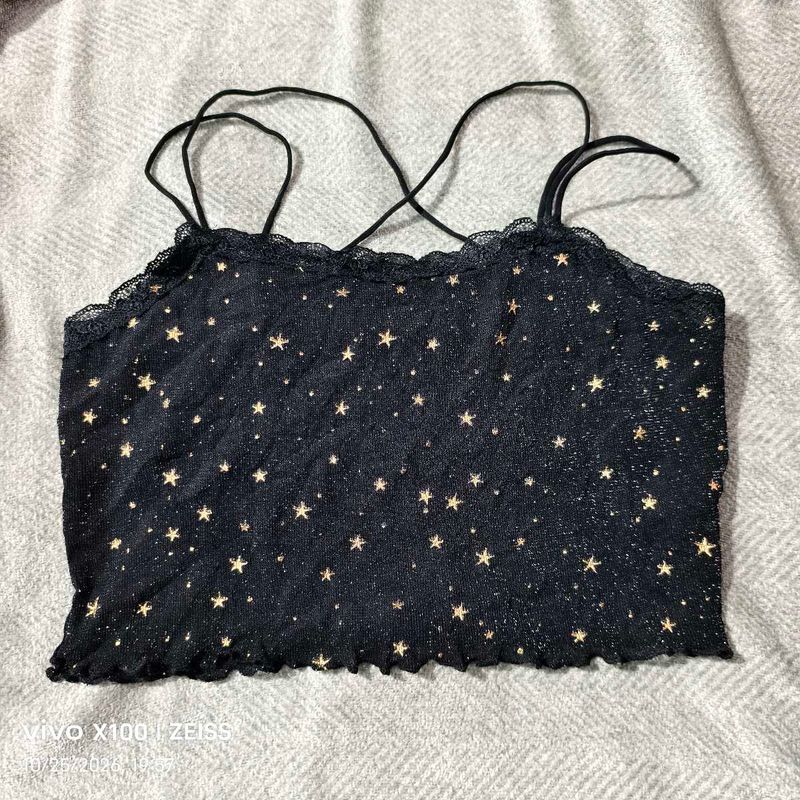 302510. Sparkly Star Camisole Top