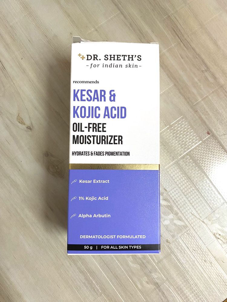 Dr. Sheth's Kesar &amp; Kojic Acid Oil-Free Moisturize