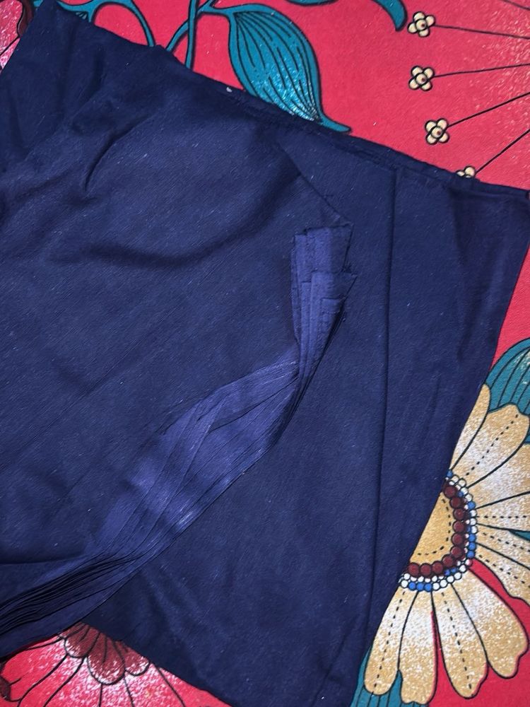 Elegant Navy Blue Saree