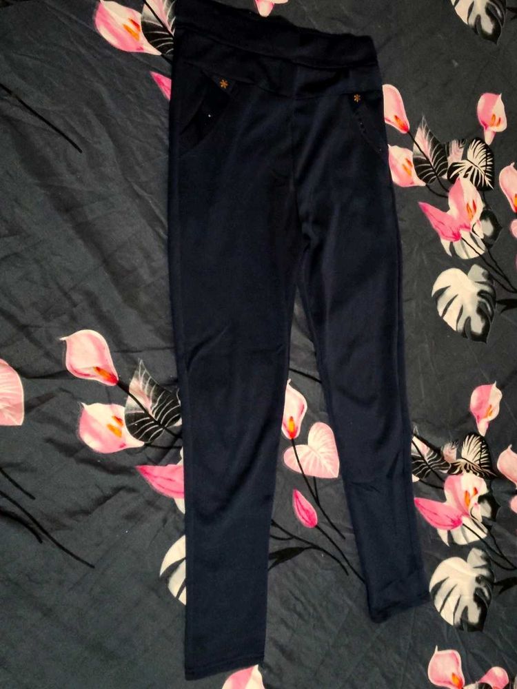 Comfy Navy Blue Leggings
