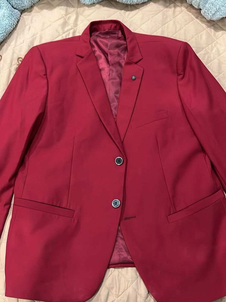 Men's Red Blazer
