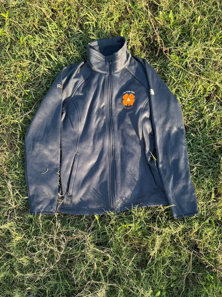 Stylish Dark Grey Zip-Up Jacket