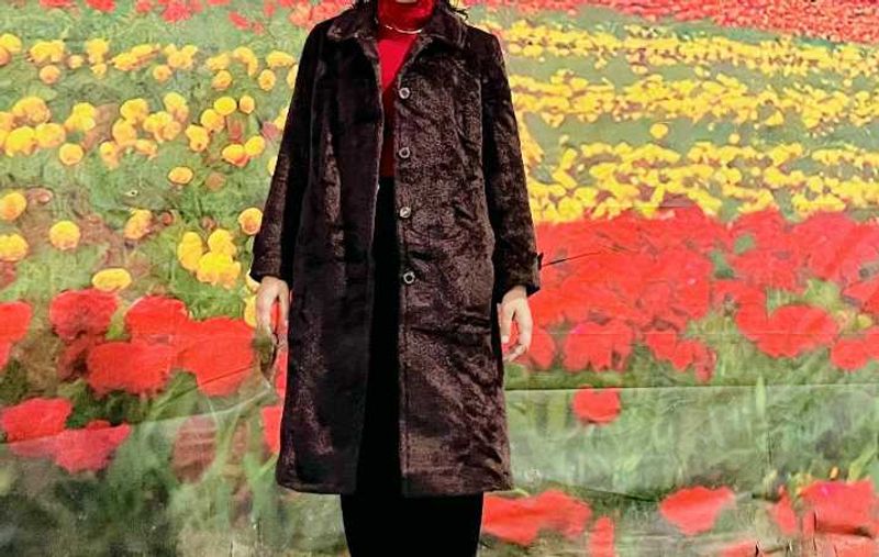 Elegant Brown Trench Coat