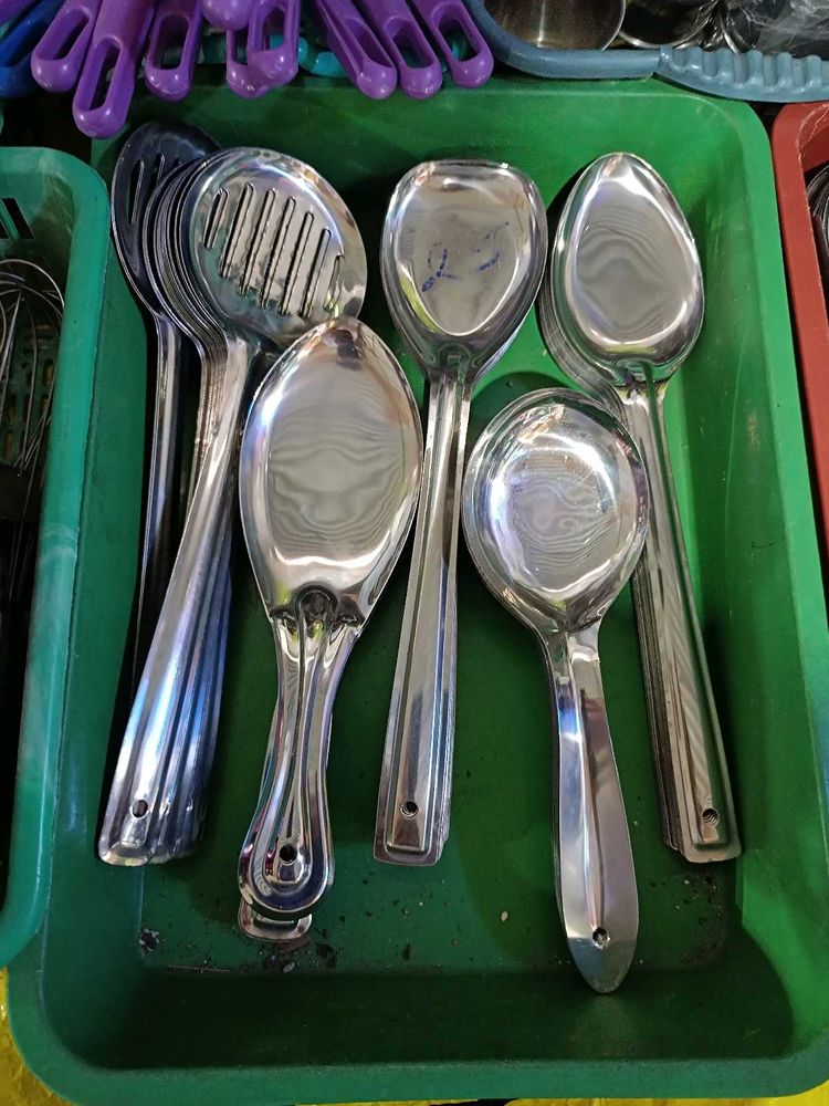 3 Stainless Steel Kitchen Spoon