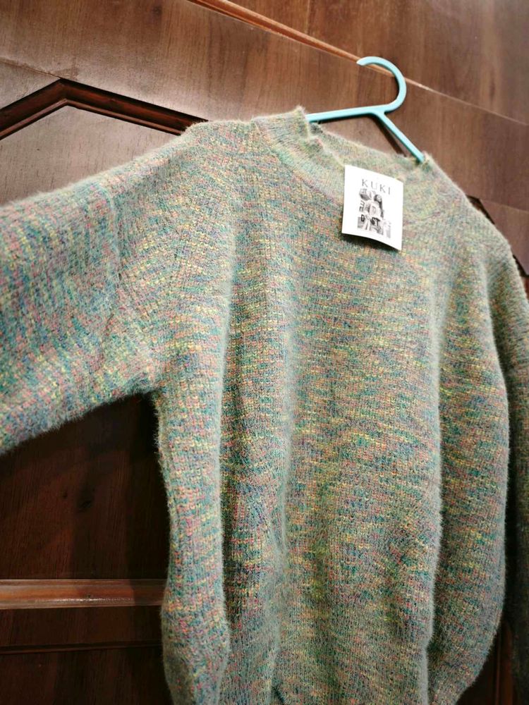Cozy Marled Knit Sweater