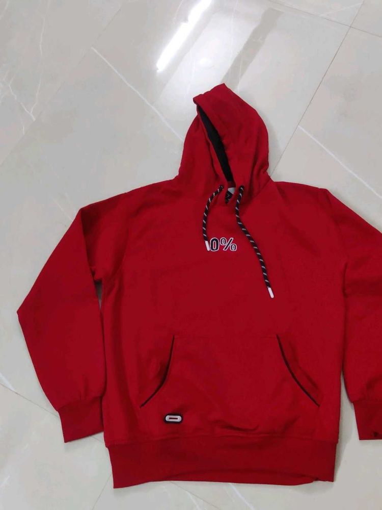 Men Red Hoodie