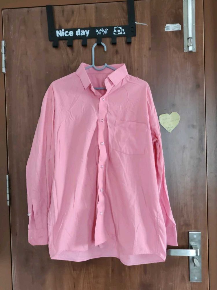 Pink Button-Down Shirt