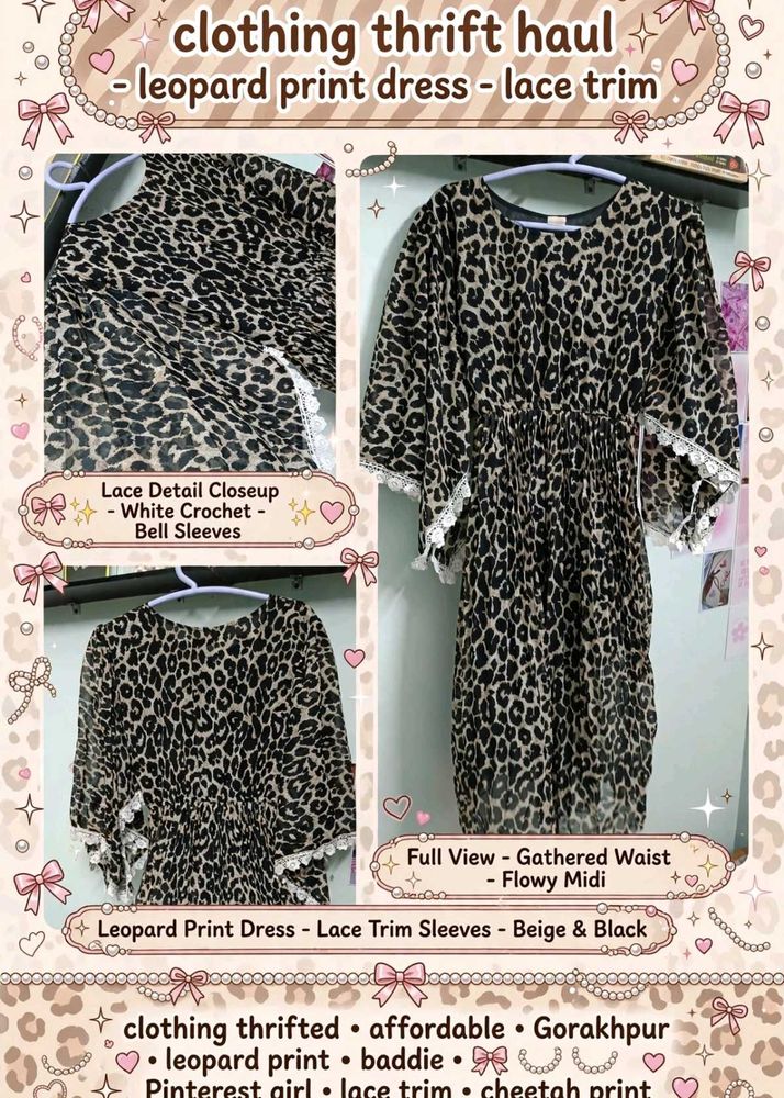 Cheetah Prints ,elastic waist Trending