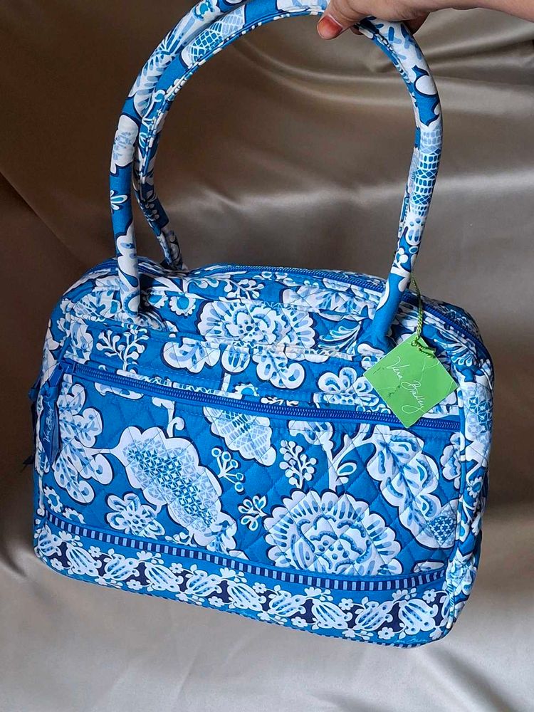 vera bradly Blue Floral Pattern Handbag