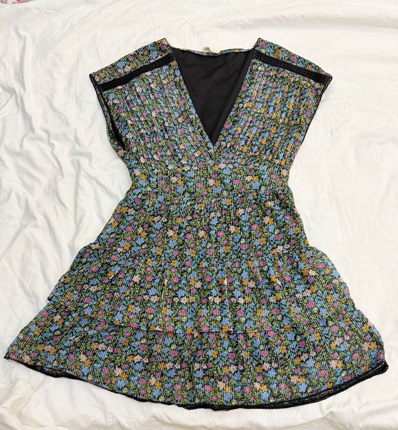 Floral Print Mini Dress