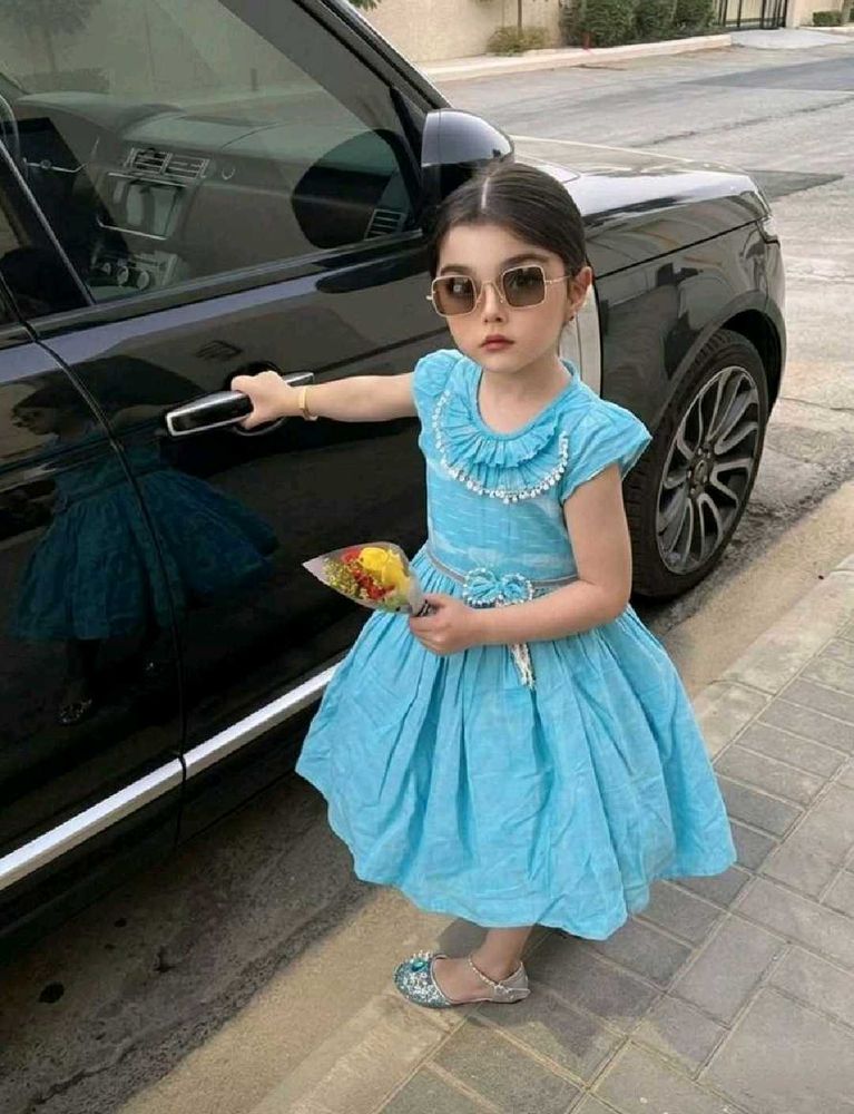 Adorable Blue Dress for Girls