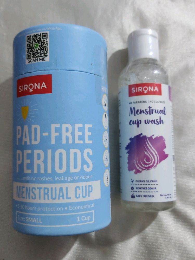 Sirona Menstrual Cup With Cupwash