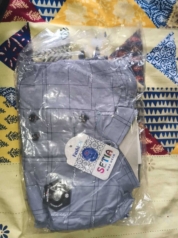 Cute Checked Shirt for boys